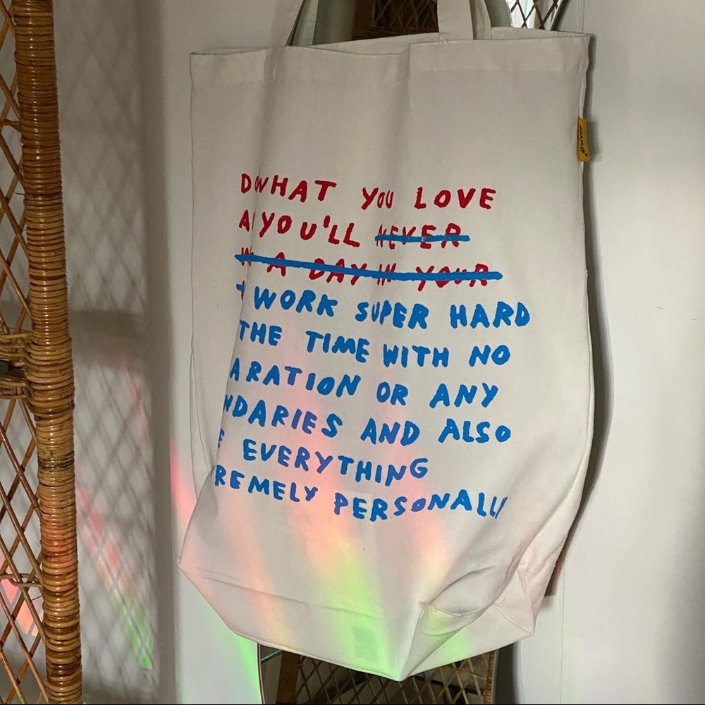 Work/Life Balance Tote Bag by Adam J. Kurtz - Picture 5 of 5